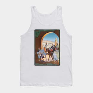 Chemins de fer Marocains Morocco Vintage Poster 1910 Tank Top